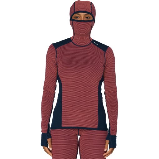 Slika izdelka Devold Reverso Merino Ženske jope s kapuco - 753A Marsala