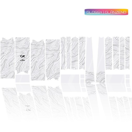 Immagine prodotto da Unleazhed Pellicola Protettiva per Telaio - Gravel Unscratch BPG01 - Topolines Black Glossy