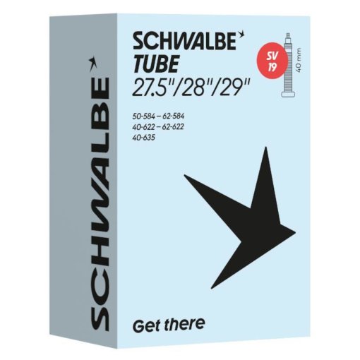2 Camere D'aria Per Bici 27.5 X 1.9-2.125, Valvola AV 32 Mm - Gomma Butilica Resistente Alle Forature, Per MTB E City Bike