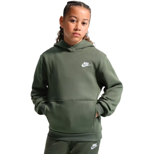 Kuva tuotteesta Nike Sportswear Club Fleece huppari Lapset - camo green/white FD3000-305