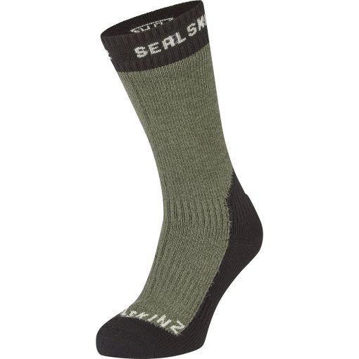 Foto de SealSkinz Calcetines Medianos Impermeables - Stanfield Extreme Cold Weather - Oliva