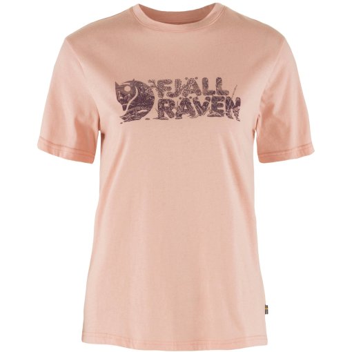 Foto de Fjällräven Camiseta Mujer - Lush Logo - chalk rose