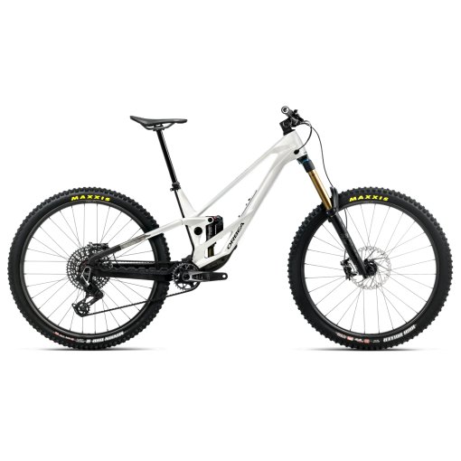 Photo produit de Orbea RALLON E-LTD - X0 AXS - Vélo tout-terrain carbone - 2026 - White Chic - Diamond Black (gloss)