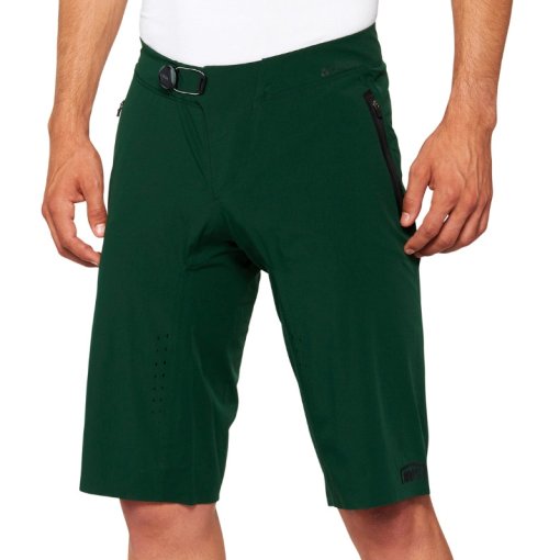 Foto de 100% Pantalones Cortos Ciclismo Hombre - Celium - forest green
