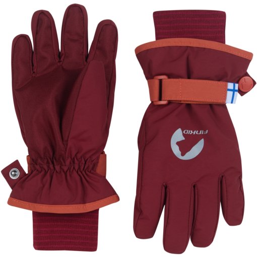 Foto de Finkid Guantes Niño - PIKKURILLI - cranberry/rust