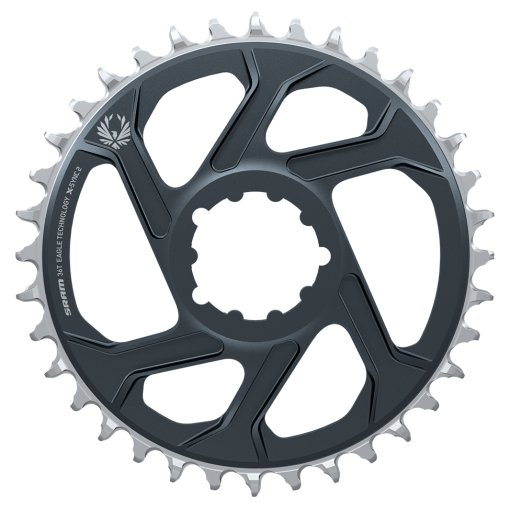 Produktbild von SRAM Eagle Kettenblatt - Direct Mount | X-SYNC 2 | 11/12-fach | C3 - Offset 6mm | Lunar/Polar Grey