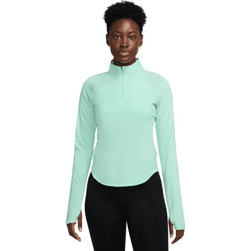 Immagine prodotto da Nike Maglietta Maniche Lunghe Mujer - Tempo Swoosh Run Dri-Fit 1/4-Zip - mint foam/white HV2842-353