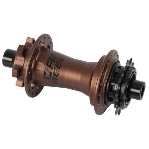 Picture of Dartmoor Reel Expert Boost Singlespeed Rear Hub - 6-Bolt | 12x148mm Boost - choco