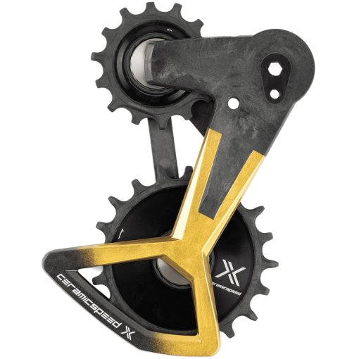 Immagine prodotto da CeramicSpeed Sistema di Pulegge Cambio - OSPW X - Gold Special Edition | Alpha Disc | per SRAM Eagle Transmission (T-Type)