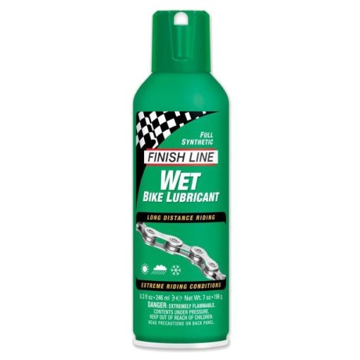 Foto de Finish Line Cross Country Wet Chain Lubricant - 246ml spray can
