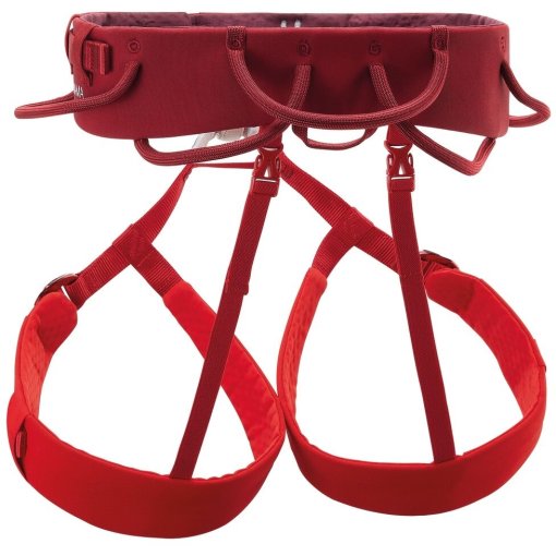 Photo produit de Petzl baudrier escalade - Adjama - dark red