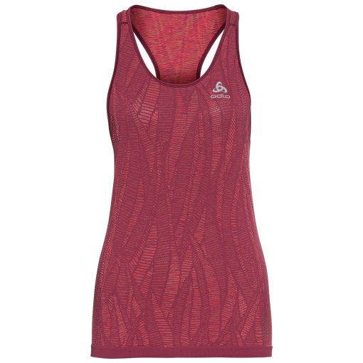 Photo produit de Odlo Maillot de Corps sans Manches Femme - Blackcomb Light - raspberry fudge - space dye