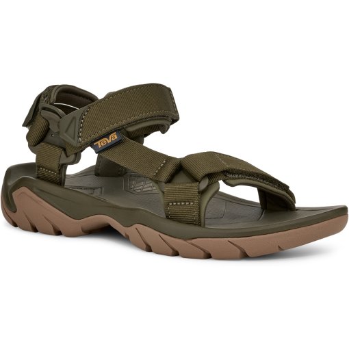 Produktbild von Teva Terra Fi 5 Universal Wandersandalen Herren - dark olive/honey brown