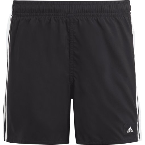 Produktbild von adidas 3-Streifen Badeshorts Kinder - schwarz/weiß HA9405