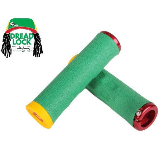 Produktbild von ODI F-1 Series Tinker Juarez Dread Lock-On V2.1 MTB Griffe - rasta