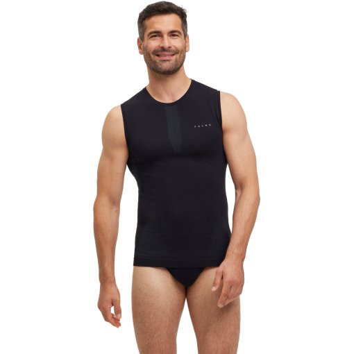 Picture of Falke Warm Singlet Men - black 3000 (39663)