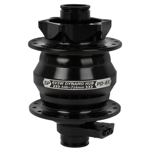 Foto de Shutter Precision PD-8X Dinamo de Buje- 6 Agujeros - 15x100mm - black