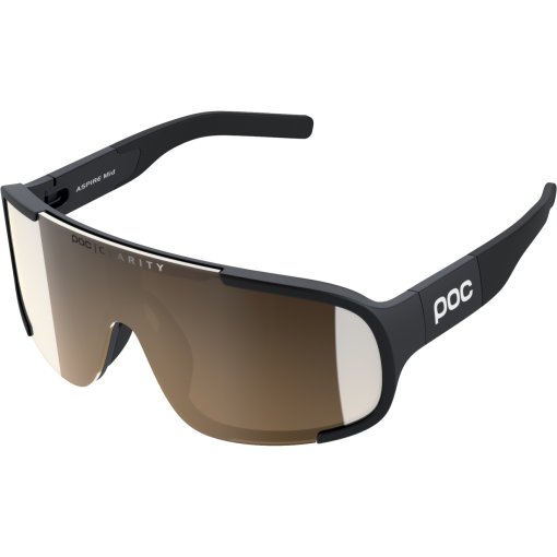 Foto de POC Gafas - Aspire Mid - Uranium Black - Clarity Trail/Partly Sunny Silver