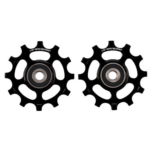 Foto de CeramicSpeed Roldanas - 12 Velocidades | Narrow/Wide | Rodamientos Recubiertos | para SRAM XPLR AXS - Alternative Black