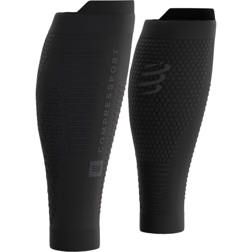 Picture of Compressport R2 3.0 Compression Calf Sleeves - Night Running Squad - black