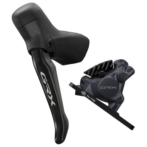 Produktbild von Shimano GRX BL-RS717 / BR-RX410 Scheibenbremse - STI | Flat Mount | J-Kit - links (L) | vorn (F)