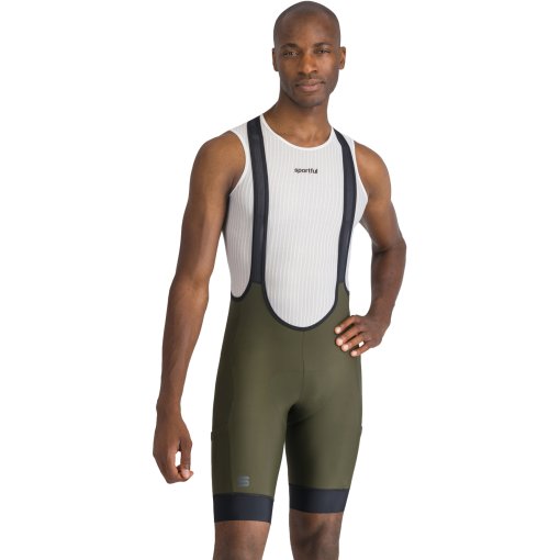 Foto de Sportful Culotte Corto con Tirantes Ciclismo Hombre - Giara 2 - 309 Dark Green