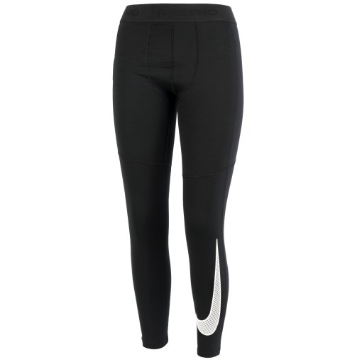 Foto de Nike Mallas Niños - Pro Dri-FIT Warm - negro/blanco HF4364-010
