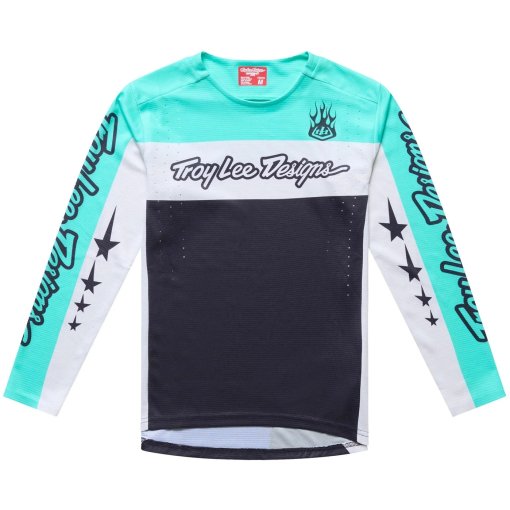 Produktbild von Troy Lee Designs Sprint Pro Langarmtrikot Kinder - YO Moto Carbon