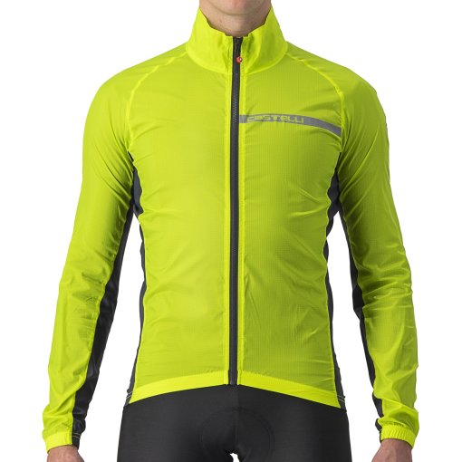 Foto de Castelli Chaqueta Hombre - Squadra Stretch - electric lime/dark grey 383