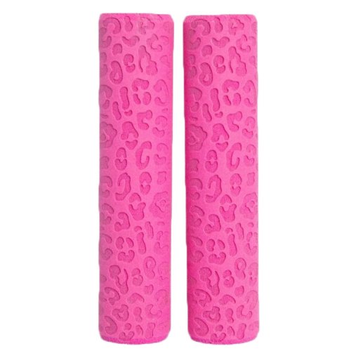 Picture of ESI Grips Extra Chunky Handlebar Grips - Signature Series - Leopard Pink