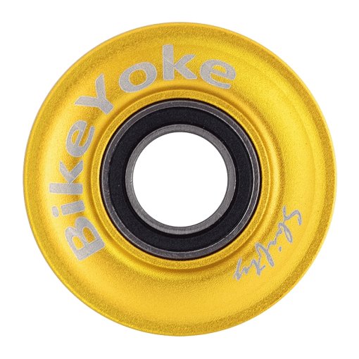 Zdjęcie: BikeYoke SHIFTY V2 - Prowadnica Linki Zmiany Biegów / Koło Pasowe do Przerzutek Tylnych SRAM 1x11 i 1x12 - matowe złoto