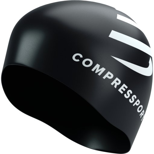 Foto de Compressport Gorro Natación - negro/blanco