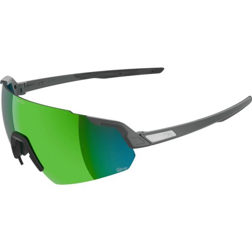 Foto de Alpina Turbo Air Q-Lite Gafas - midnight-grey matt/green mirror + pink