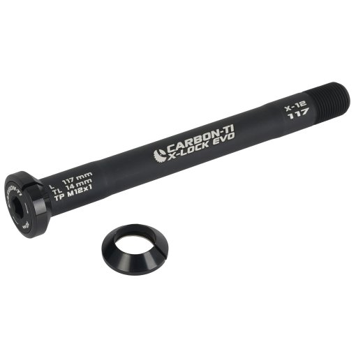 Immagine prodotto da Carbon-Ti X-Lock EVO Perno passante - 12x100mm - X-12 - M12x1.0mm - Lunghezza 117mm - matt black