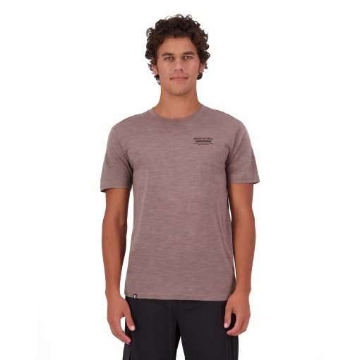 Photo produit de Mons Royale T-Shirt Homme - Zephyr Merino Tencel™ - chestnut
