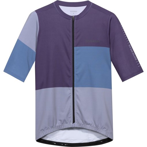 Photo produit de GOREWEAR Swiftride Block Maillot manches courtes pour hommes - purple indigo / cargo blue DECA