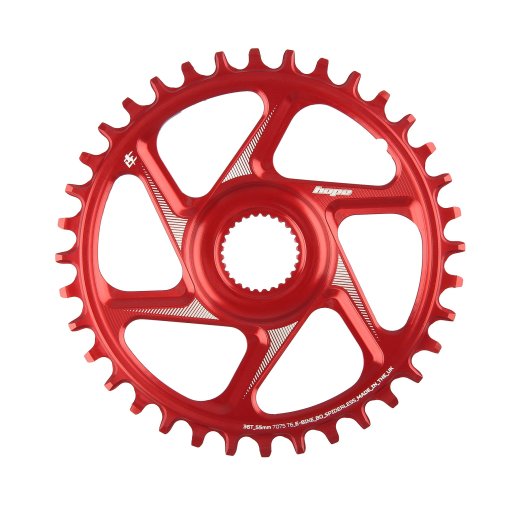 Produktbild von Hope R22 E-Bike Kettenblatt | Direct Mount | 55mm Wide | für Bosch Gen.4 - rot