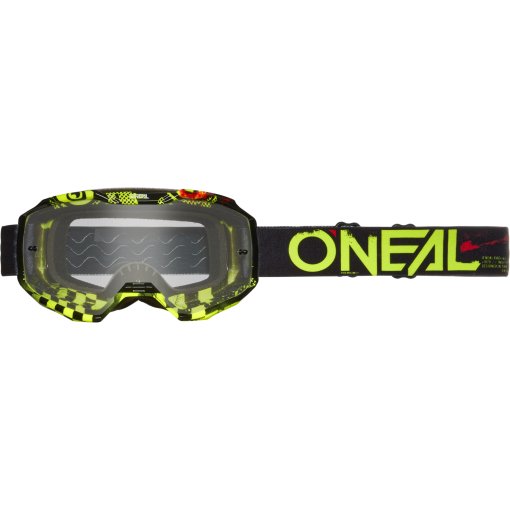 Immagine prodotto da O&#039;Neal Occhiali - B-10 - ATTACK V.24 black/neon yellow - clear