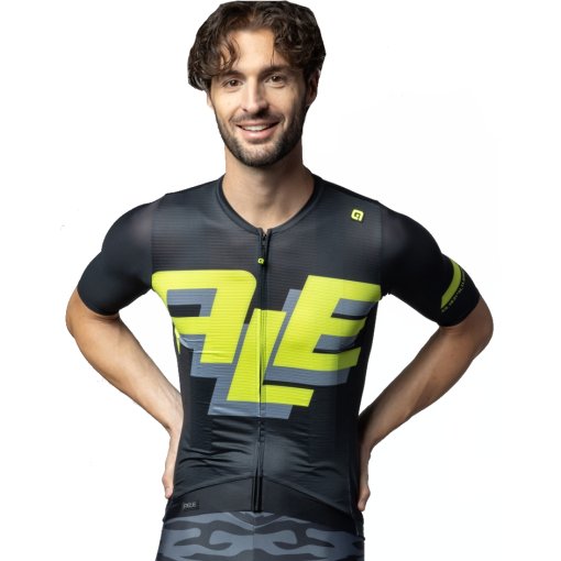 Foto de Alé Maillot de Manga Corta Hombre - PR-E Sauvage - negro