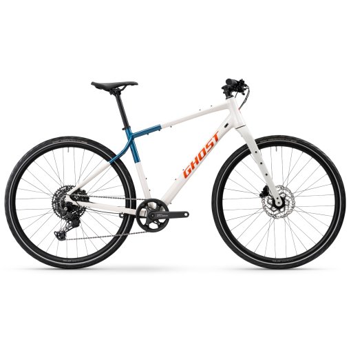 Photo produit de Ghost URBAN ASKET - Vélo de ville - 2026 - white / deep sea blue glossy