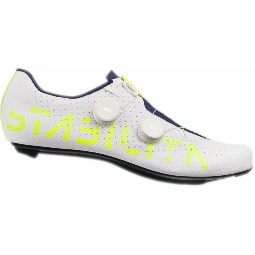 Foto de Fizik Zapatillas Ciclismo Carretera Unisex - Vento Stabilita Carbon - movistar-yellow fluo/white