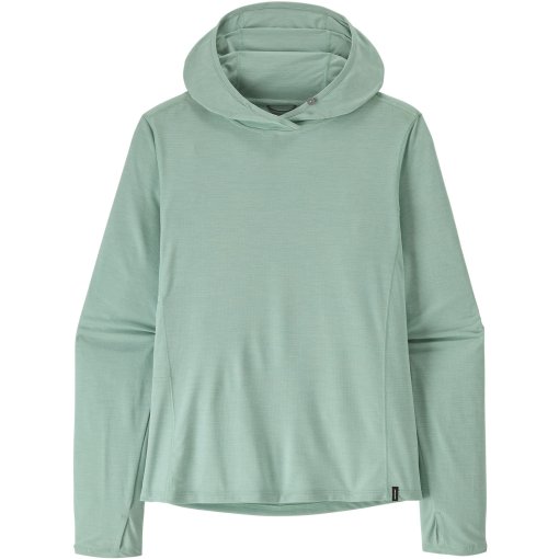 Productfoto van Patagonia Cap Cool Sun Hooded shirt met lange mouwen voor dames - Thermal Blue - Thin Ice X-Dye