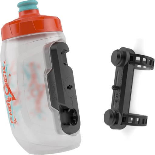 Foto de Fidlock Twist Bottle Kids Bidón 450ml + soporte Uni Base - transparent white