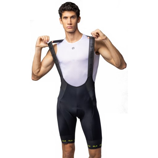 Foto de Alé Culotte cortos con Tirantes Hombre - PR-E Strada 2.0 - acid green