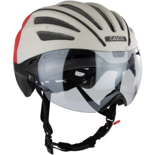 Photo produit de Casco SPEEDairo Nitro Casque - Silk Gray Cream Red