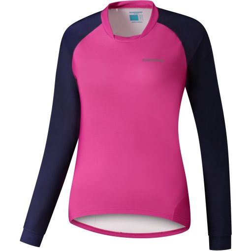 Immagine prodotto da Shimano Maglia MTB a Maniche Lunghe Donna - Saiko Warm - magenta