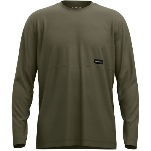 Picture of Ortovox 185 Merino Patch Long Sleeve Shirt Men - dark wild herbs