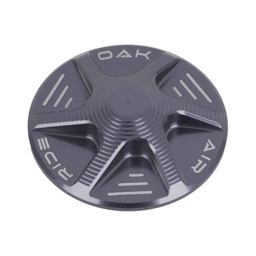 Photo produit de OAK Components Capuchon de valve AIR pour fourches à suspension - lunargrey