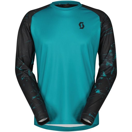 Foto de SCOTT Maillot de Manga Larga Hombre - Trail Storm - winter green/black