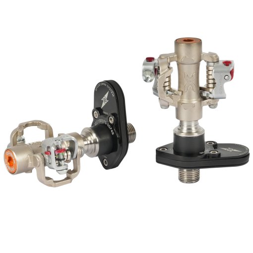 Produktbild von Xpedo M-FORCE 8 OMNI Leistungsmesser Pedal - gold/silber